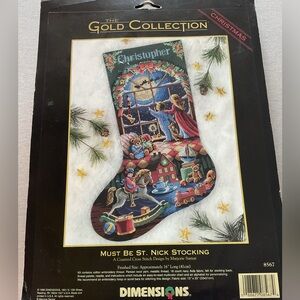 Dimensions Gold Collection Christmas Stocking Cross Stitch Kit